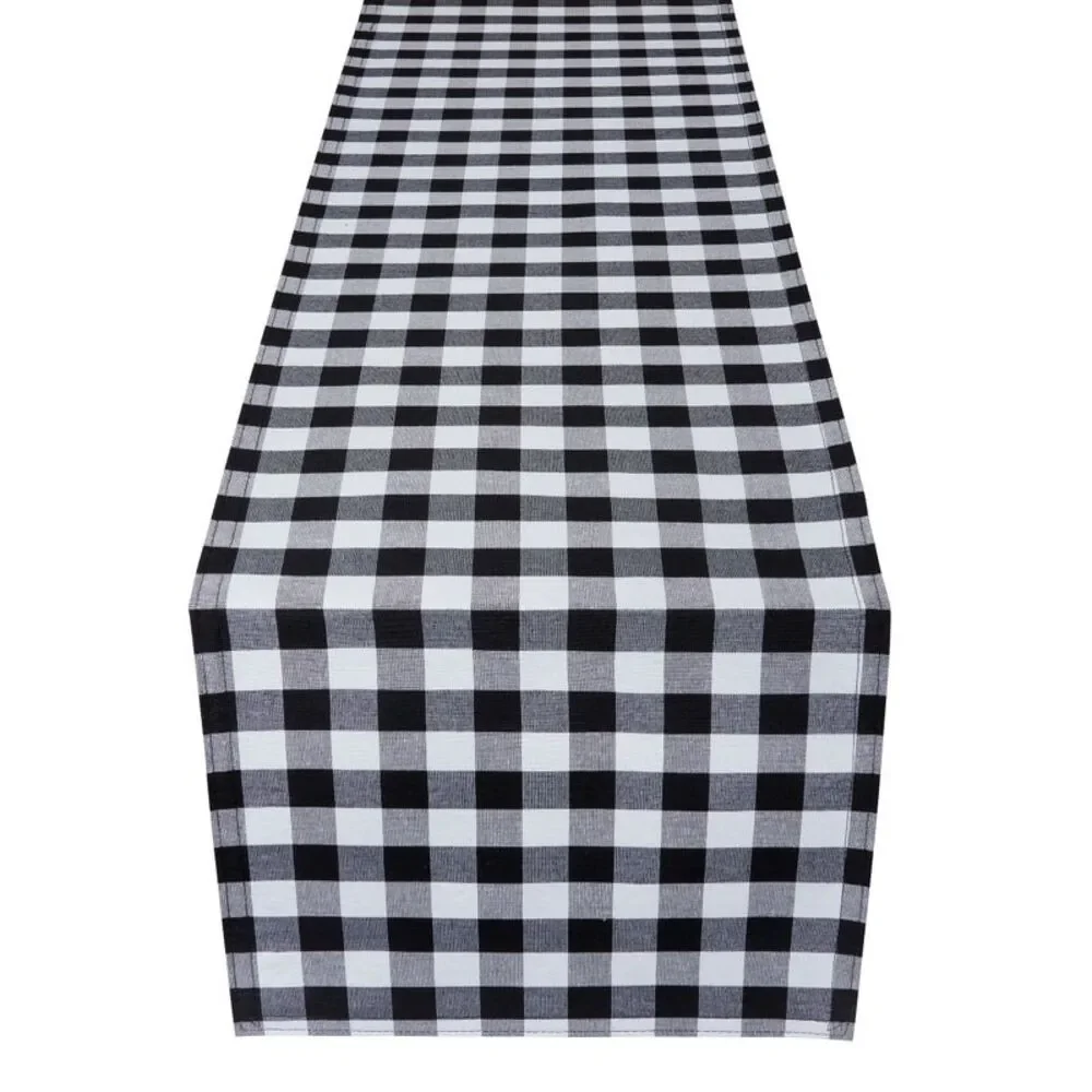 PowerSellerUSA Dining Table Runner Elegant Buffalo Plaid Table Placemat for